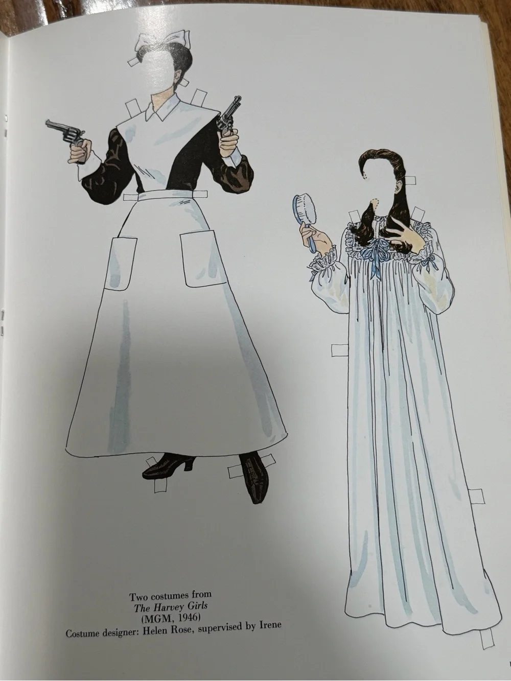 Judy Garland Paper Doll Costume Book - uncut/unused